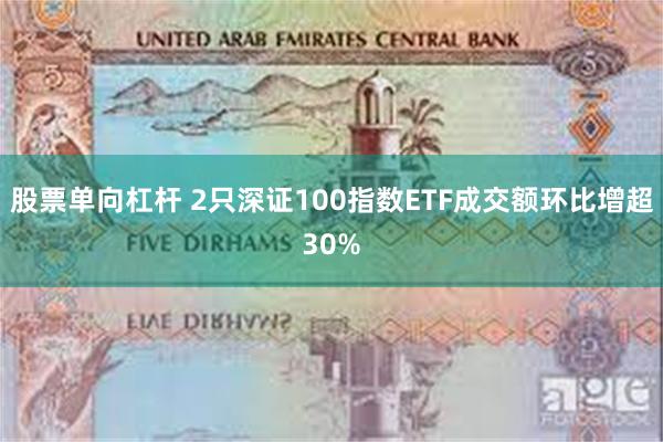股票单向杠杆 2只深证100指数ETF成交额环比增超30%