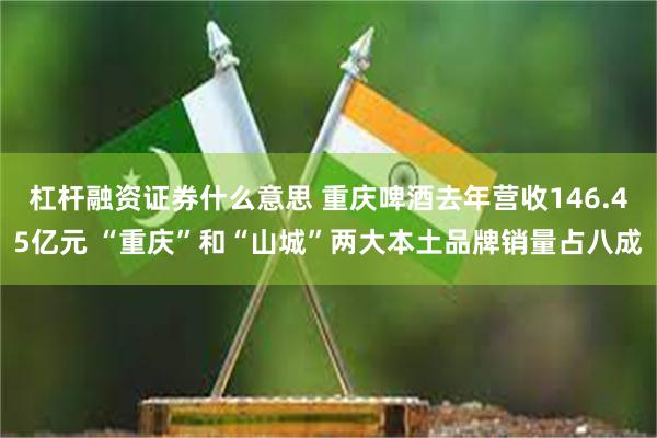 杠杆融资证券什么意思 重庆啤酒去年营收146.45亿元 “重庆”和“山城”两大本土品牌销量占八成